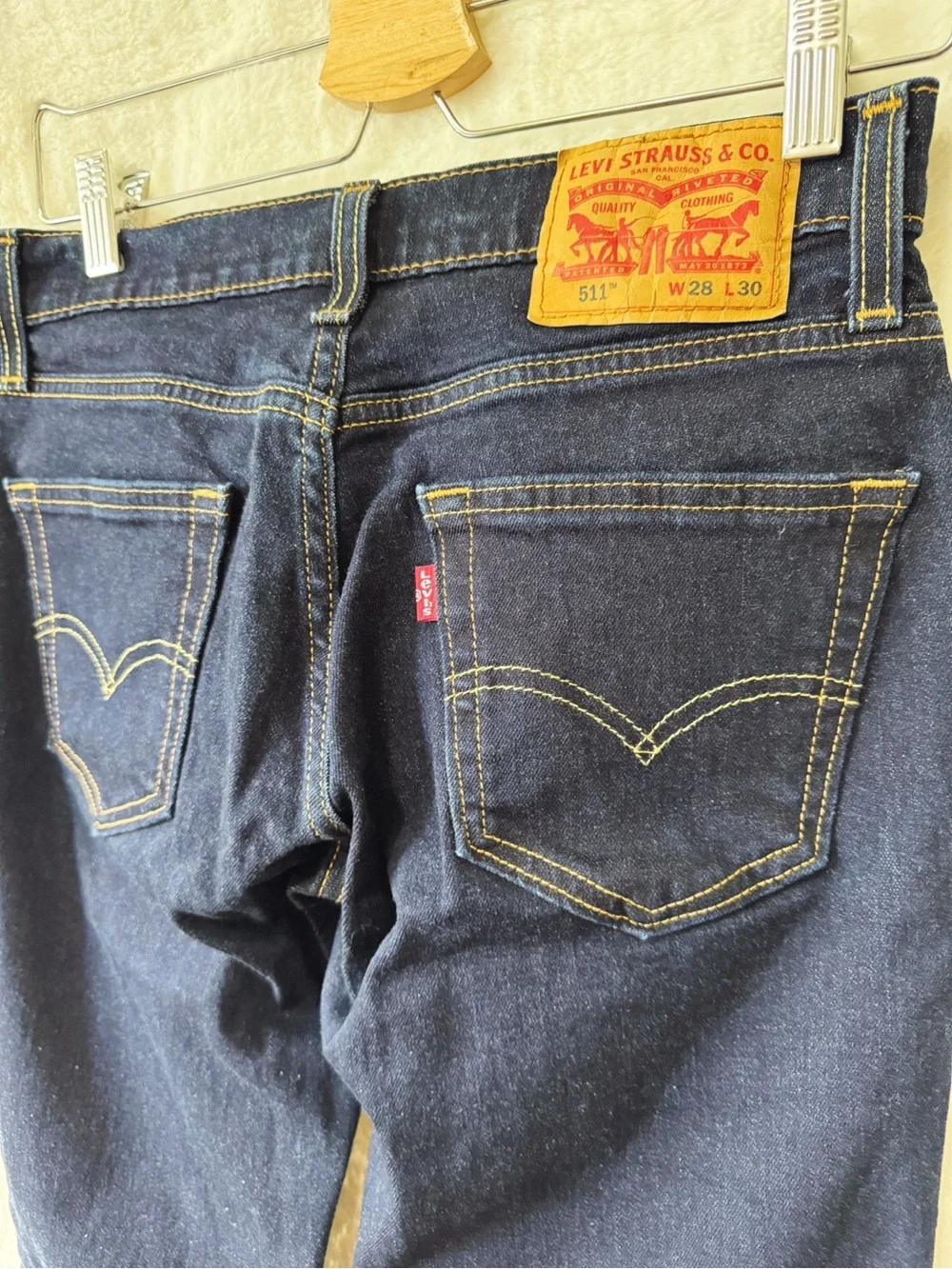 Levi's 511 Dark Wash Blue Men's Jeans